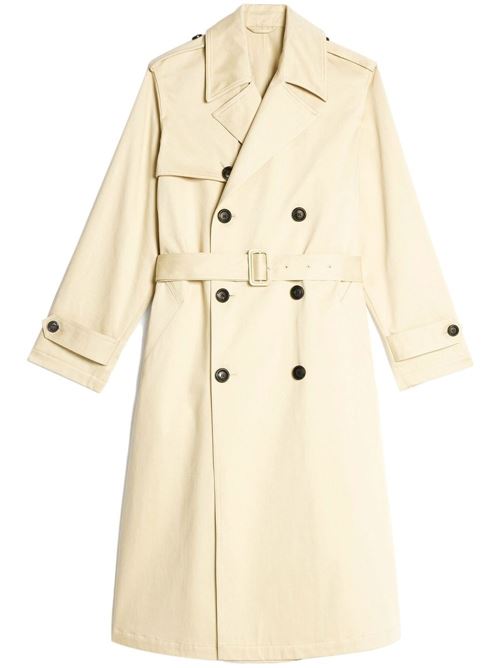 Satin trench coat AMI PARIS | UCO106CO0009709